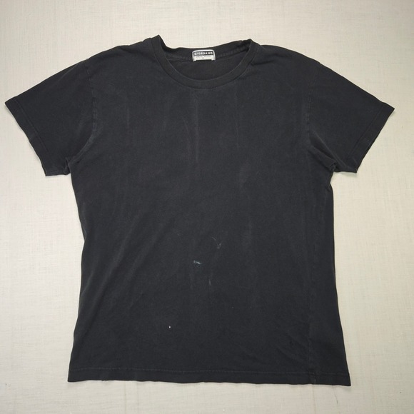 Giordano Other - VTG Giordano T Shirt Black Mens XL Short Sleeve Crew Neck Plain Basic Cotton Tee